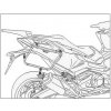 KAPPA KLX1186 nosič bočných kufrov HONDA FORZA 750 (21 – 22)