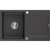 Mexen Bruno - drez granitový 79,5x49,5cm, 1-komorový, čierna-škvrny, 6513791010-76