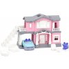 Green Toys Růžový dům s 9 ks příslušenství