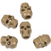Mil-tec Skull koncovky na šnúrku 10ks, coyote