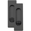 Mušle na posuvné dvere MP - hranatá WC - 3663AR (ANT - Antracit), WC kľúč, MP antracit