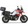 SHAD Kompletná sada sedlových brašní SHAD TERRA TR40 adventure a hliníkového kufra SHAD TERRA BLACK 37L vrátane montážnej sady SHAD SUZUKI DL 1000 V-Strom/ DL 1050 V-Strom