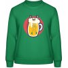 AWDis Sweat Mikina - Dizajn - Smrtka v Pive - Čistá zelená - XXL - Dámske