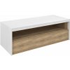Sapho VIERA umývadlová skrinka 120x44x50cm, biela matná/dub Alabama VA120-2222