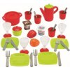 Ecoiffier 100% Chef 2603 obedová sada v dóze zelená bodkovaná