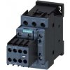 SIEMENS Stykač AC-3, 25A/11kW/400V, 3pólový, AC 110V, 50/60Hz 2 NO + 2 NC, šroubová svorka