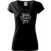 Jesus loves you - Dámske tričko Pure - L ( Čierna )