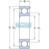 SKF W 6306 nerezové guľkové ložisko