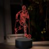 Beling 3D lampa,Virgil van Dijk, 7 farebná TZ25