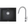 Súprava granitový drez Grohe K700 31654AP0, kuchynská batéria Oltens Litla 35204100