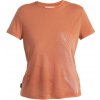 Dámske funkčné tričko Icebreaker Women Merino Core SS Tee Plume Veľkosť: M / Farba: oranžová