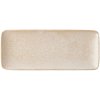 Servírovací tanier WHITE FADE 29,5 x 12 cm, béžová, keramika, MIJ