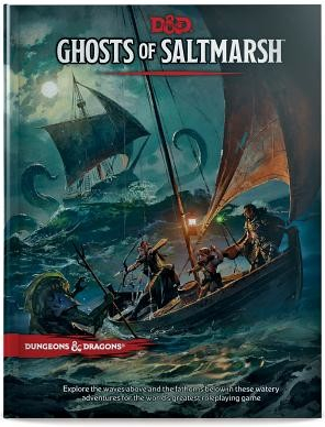 Dungeons & Dragons Ghosts of Saltmarsh Hardcover Book Wizards RPG Team