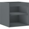 Mexen Box-A, závesná skrinka 45 cm, grafitová matná, 91AX1-0450-470-1-66