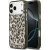 Karl Lagerfeld IML Leopard MagSafe Zadný Kryt pre iPhone 17 Pro Max Brown