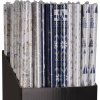 Darčekový baliaci papier vianočný v rolke 70x200 cm (6 motívov) modrý /strieborný