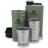 Stanley Darčekový Set Adventure Series Placatka/Butylka 250 ml + Panáky 4ks zelená