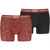 Pánske boxerky LEVI'S® Premium Boxer Brief 2 PACK 37149-1098 Farba: Červená, Veľkosť: L