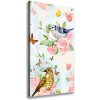 Vertikálny foto obraz na plátne Vtáky motýle kvety 50x100 cm