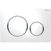 GEBERIT SIGMA20 ovládacie tlačítko, dual flush, biela lesk /chróm 115.882.KJ.1
