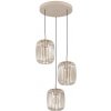 Eglo Eglo 900687 - Luster na lanku ROMAZZINA 3xE27/40W/230V béžová EG900687 + záruka 3 roky zadarmo + záruka 3 roky zadarmo