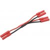 GForce Kabel Y paralelní 4.0mm zlacený 14AWG 12cm