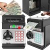 Trezor Pokladnička Bankomat na PIN kód mince Bankovky Vkladač
