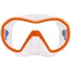 Aqualung Potápačské okuliare PLAZMA oranžová/transparentná APCLCLR
