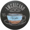 Ceduľa Americano 30x30 cm Plechová tabuľa