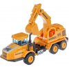 115149 Daffi Model - Stavebný stroj - Ťahač s bagrom 1:50