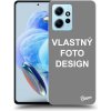 Púzdro Picasee silikónové Xiaomi Redmi Note 12 4G - Vlastný design/motiv čierne