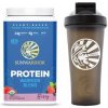 Sunwarrior Protein Blend BIO 750g berry (Hrachový a konopný protein) + Shaker 700 ml ZDARMA