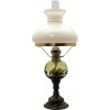 Floriánova huť | Petrolejová lampa DRAHOMÍRA 50 cm lesná zelená zdobená cínom | FL0057