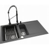 Drez polторыkomorový Franke Orion kremenný čierny