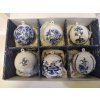 Cibulák - Sada vianočných gúľ - Originálny cibuľový porcelán z Dubí 1. akosť