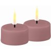 DeluxeHomeart Čajová LED sviečka Light Purple – set 2 ks