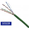Datacom 1158 UTP, CAT5e, PVC, 305m, zelený