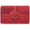 Dámska kožená peňaženka červená veľká horizontálna vintage RFID Paolo Peruzzi