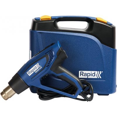 RAPID Pištoľ R2200 LCD, kufrík, LED displej, nastavenie teploty, teplovzdušná,, horkovzdušná, 650°C, 2200 W