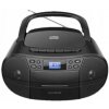 Maginon CB-1 Bombox FM rádio CD/MP3 kazetový magnetofón USB čierny