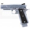 AW Custom EMG / Salient Arms International DS 2011 Hi-Capa 4.3, celokov, blowback - stříbrná
