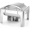 Chafing GN 1/2 saténový vzhled, HENDI, Profi Line, 4L, 365x370x(H)280mm inox