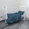 Sablio Mikroplyšové detské obliečky do postieľky Modré klásky - 120x90 / 40x60