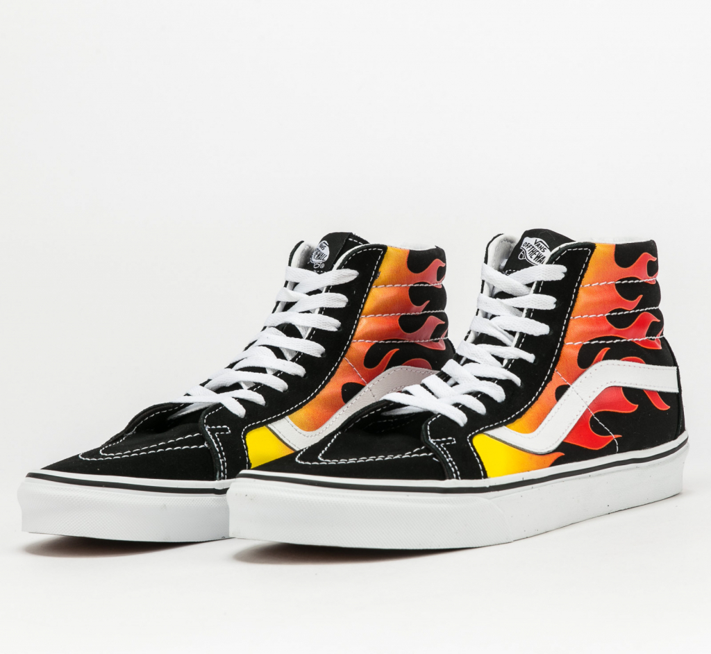 Vans SK8 Hi Reissue flame black black