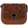 Dámska kožená crossbody kabelka svetlohnedá - ItalY Bettery hnedá