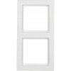 Dvojitý rámik Biely zamat Berker Q.3