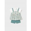 Set - vzorované tričko a krátke legíny Mayoral - 2501229082-ihneď