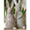 Clayre & Eef Béžová antik dekorácia socha králik - 15*12*31 cm - Clayre & Eef