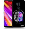 Picasee silikónový prehľadný obal pre LG G7 ThinQ - Brain - White