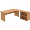 OFFICE PRO s.r.o. HOBIS kancelársky stôl pracovný, zostava ľavá - GE 1800 HL, buk